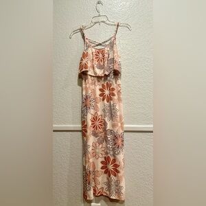 Sweet Rain summer Dress floral crepe size small